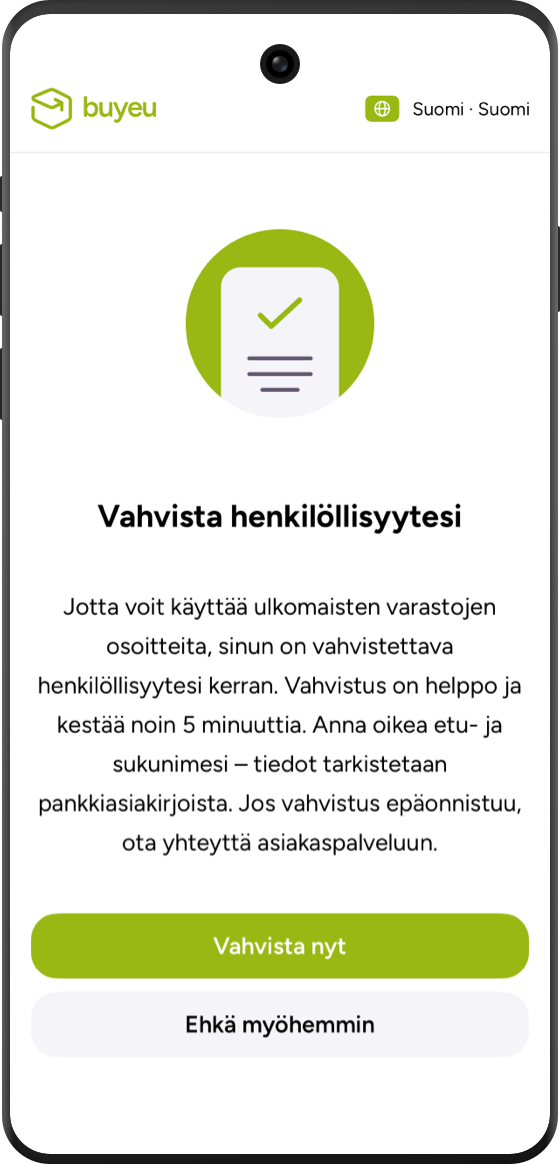 Tapatybės patvirtinimas
