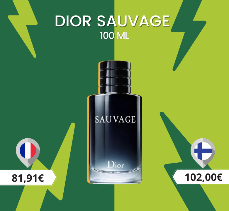 Dior Sauvage -parfyymi huippuhintaan