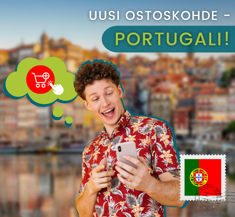 Lokakuun ajan - 50% alennus pakettien toimituksesta Portugalista