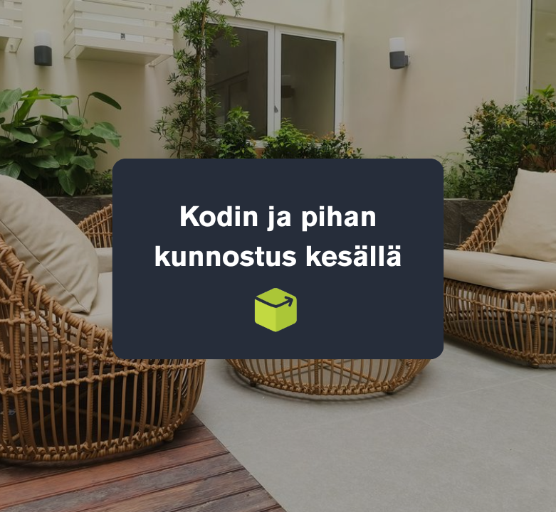 Kodin ja pihan kunnostus kesällä