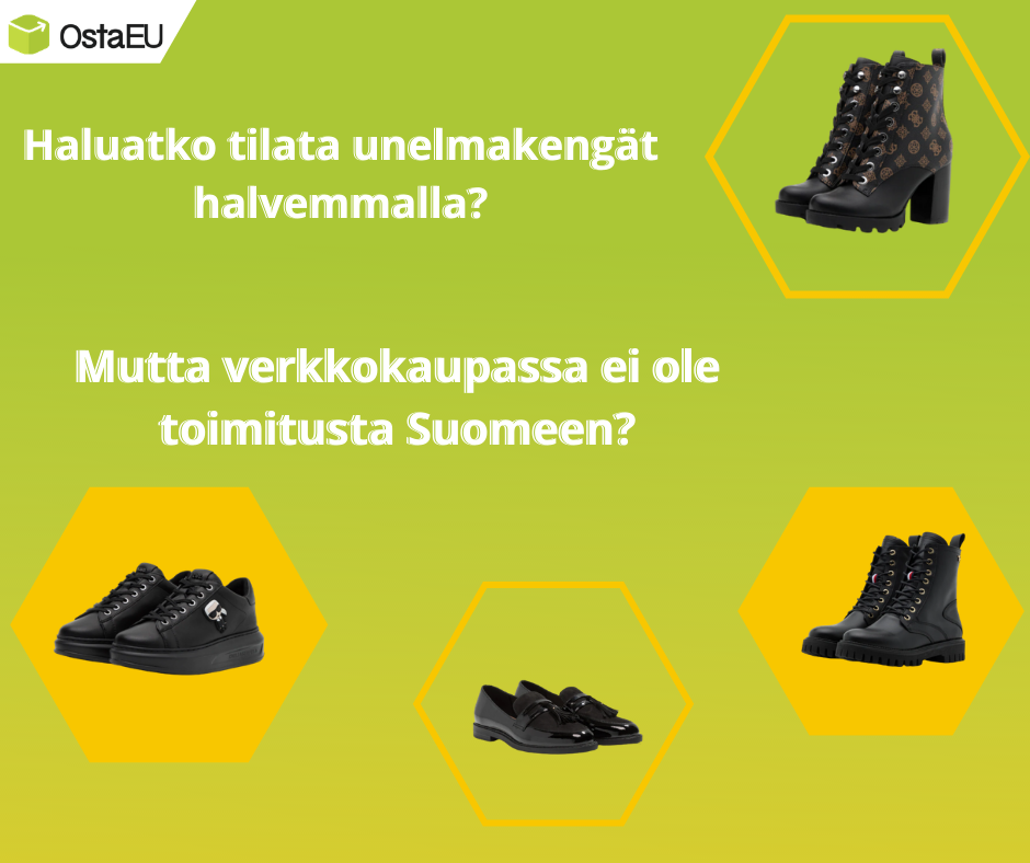 Verkkokaupassa ei ole toimitusta Suomeen?