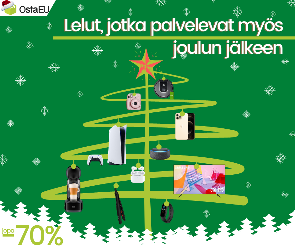 Lelut, jotka palvelevat myös joulun jälkeen