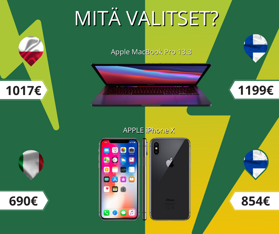 Applen tuotteet parhaaseen hintaan!